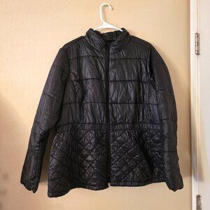 Torrid Size 1X Black Light Puffer Jacket